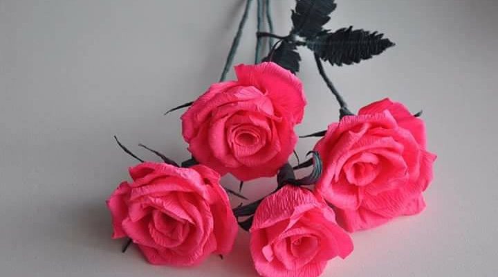 Aprenda a fazer lindas flores de papel crepom – CAVIME DECOR